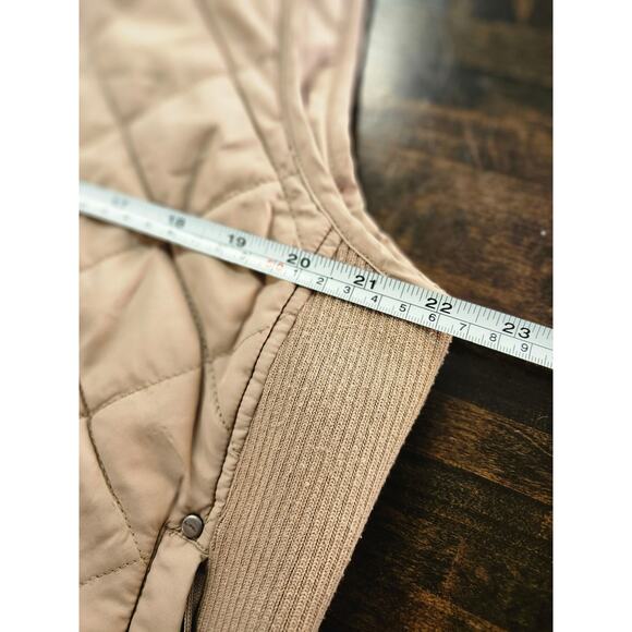 Lauren Ralph Lauren XL Quilted Full Zip VEST Khaki Equestrian - Picture 12 of 13